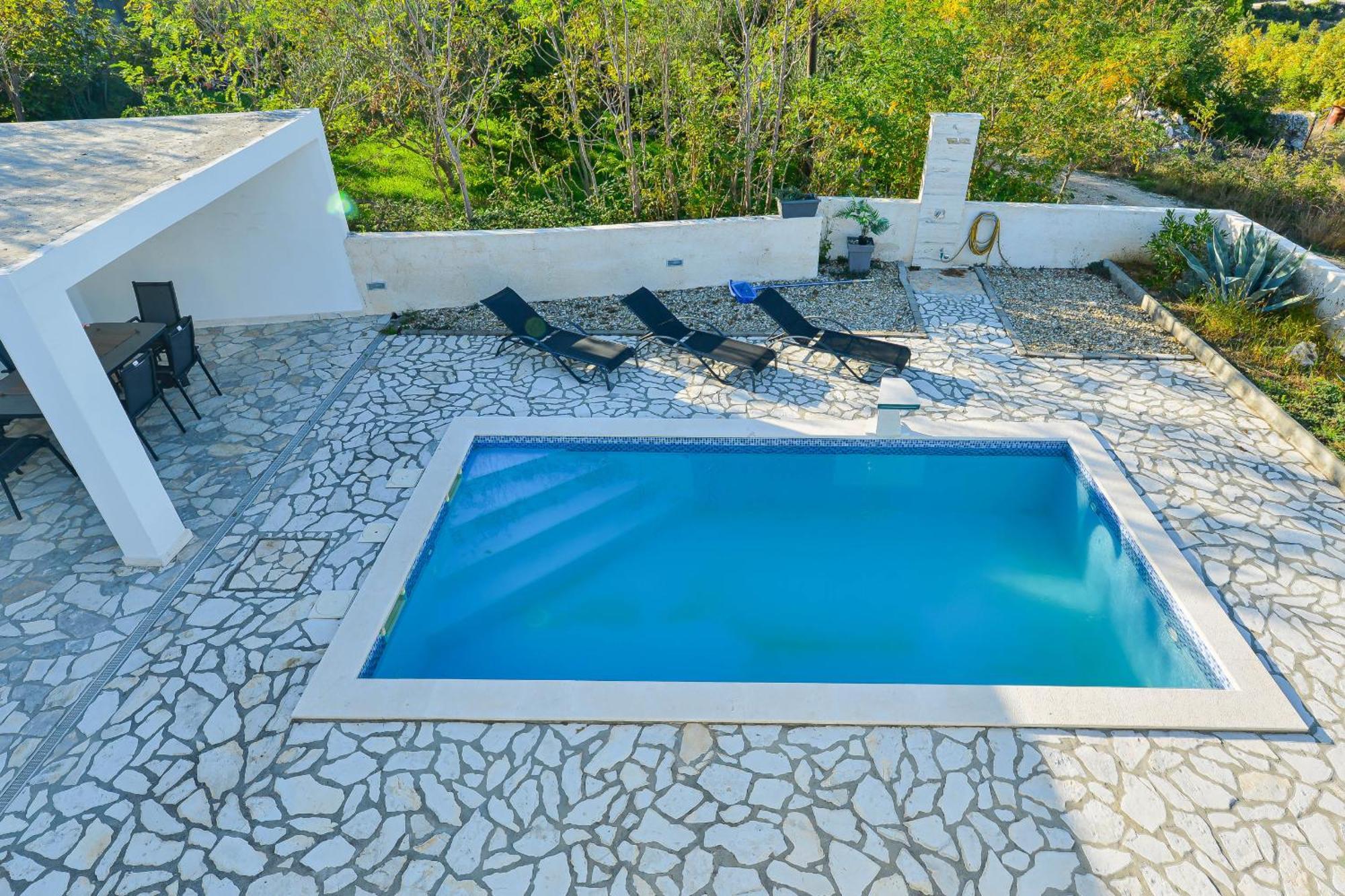 Villa Anna With Pool, Zadar County Vinjerac Exteriér fotografie
