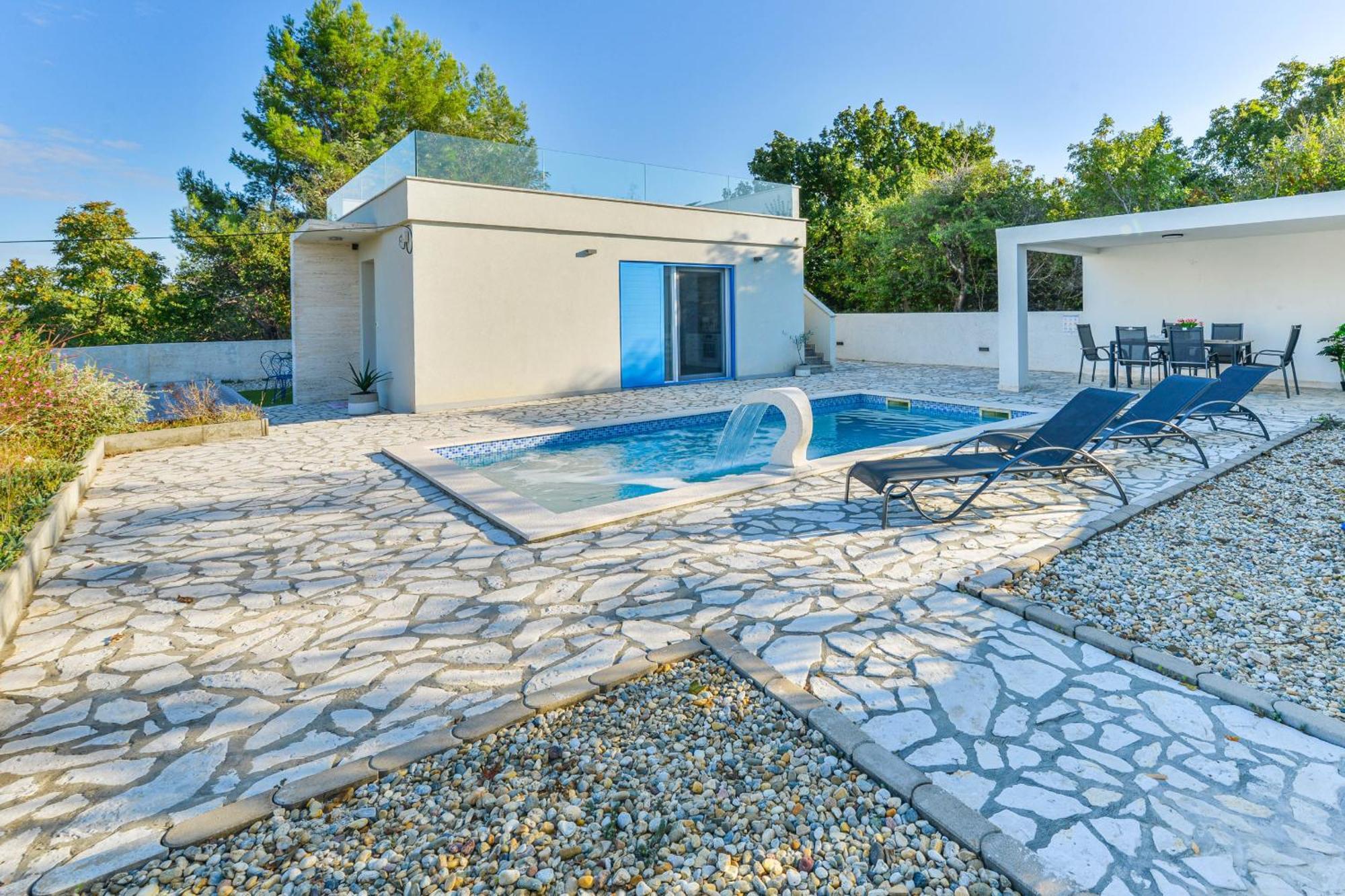 Villa Anna With Pool, Zadar County Vinjerac Exteriér fotografie