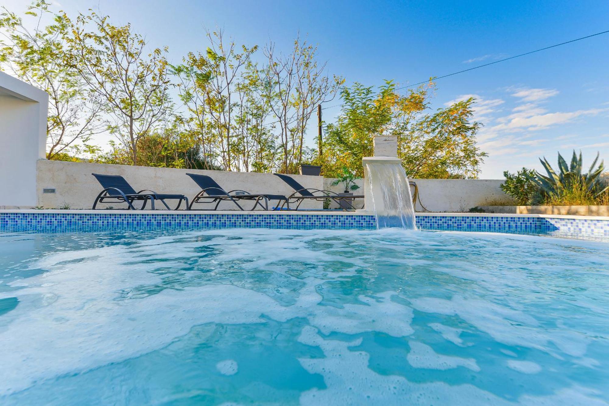 Villa Anna With Pool, Zadar County Vinjerac Exteriér fotografie
