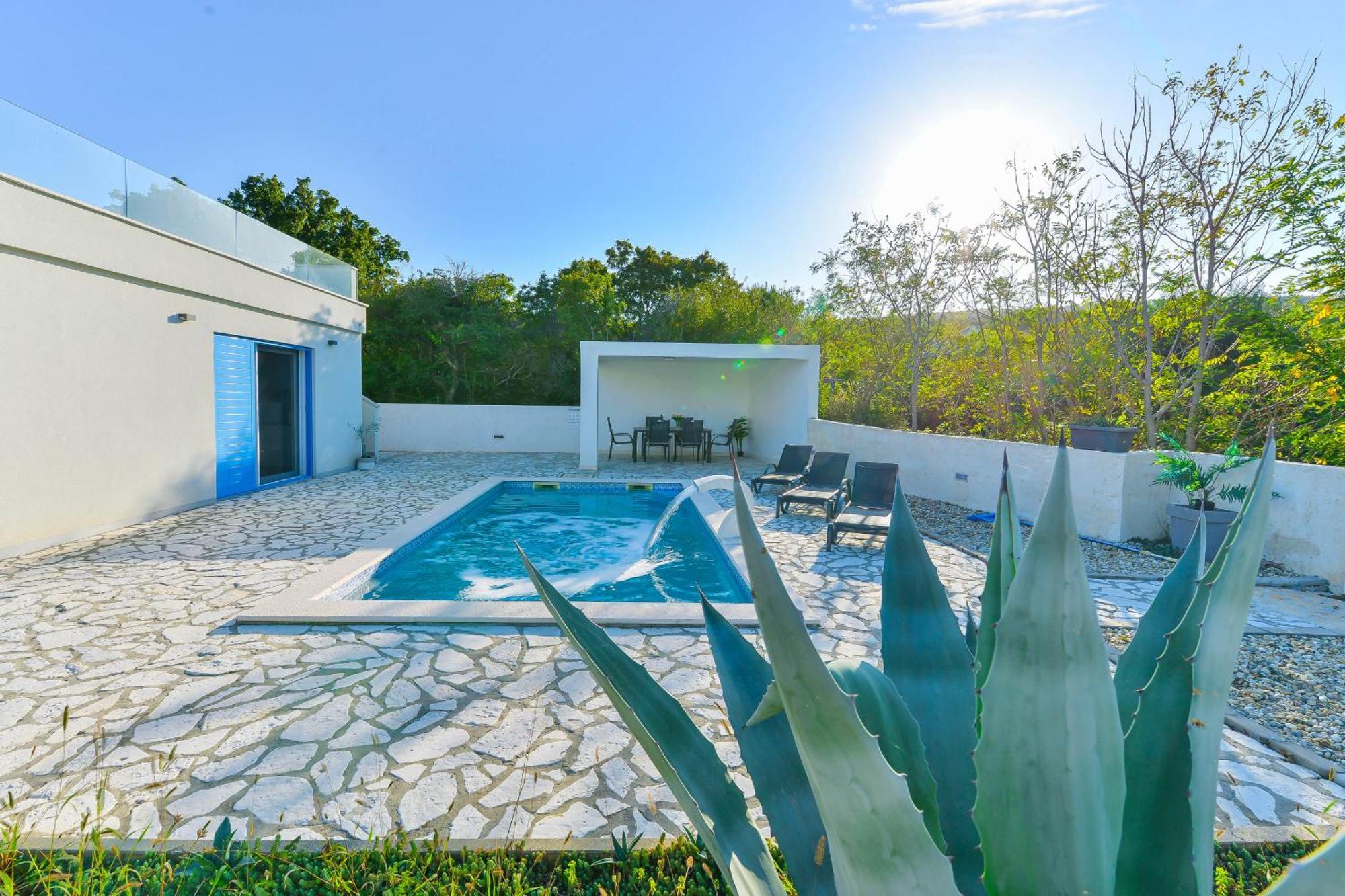 Villa Anna With Pool, Zadar County Vinjerac Exteriér fotografie