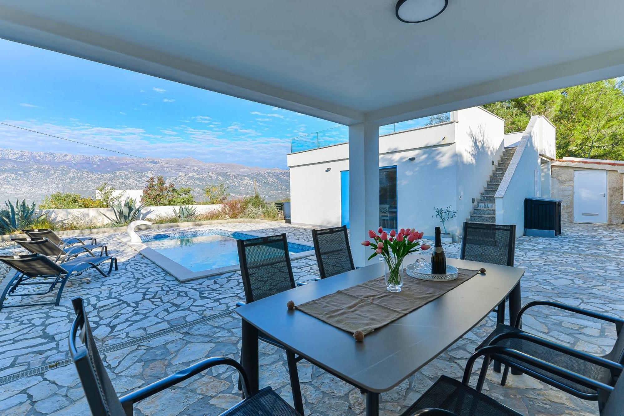 Villa Anna With Pool, Zadar County Vinjerac Exteriér fotografie